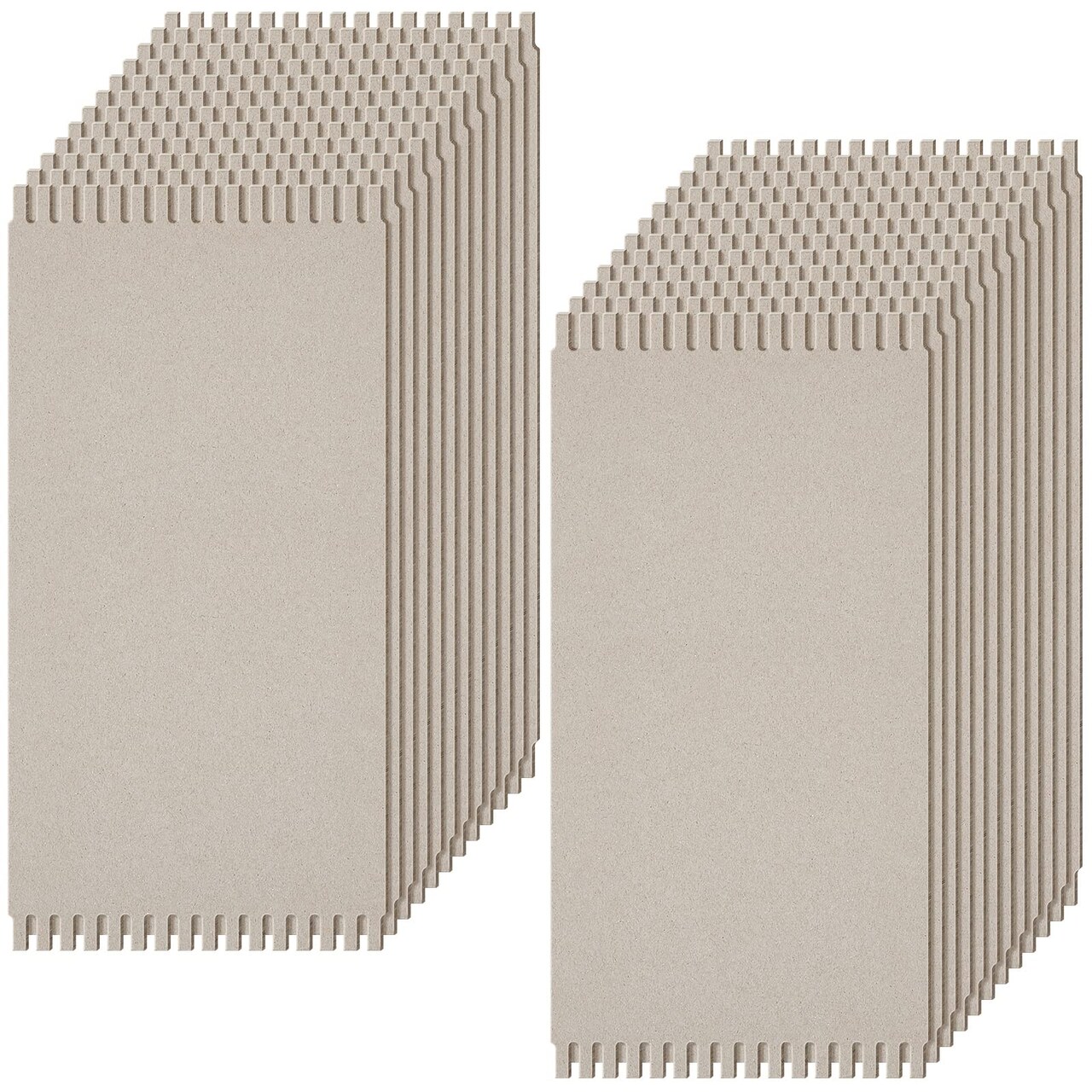 24 Pack Cardboard Weaving Looms Weaving Wide Notch Loom Boards Loom for Beginners Knitting Sewing Crochet Basket Jewelry Arts Crafts, 6-1/2 x 13 Inch